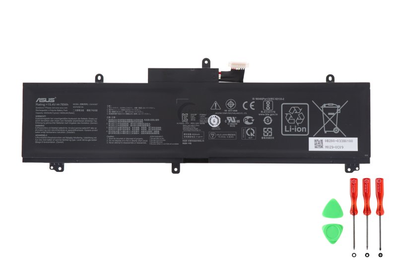 Batteria Sostitutiva 76Wh C41N1837 Per Portatili Asus TUF Dash, ProArt, ROG Zephyrus