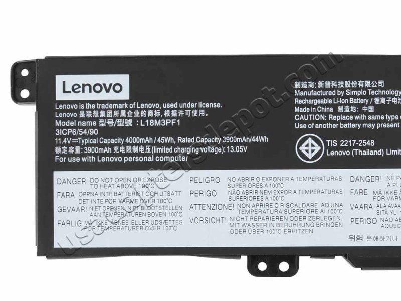 Original Battery Lenovo IdeaPad L340-15IRH 3950mAh 45Wh