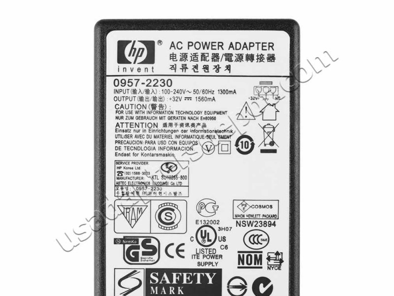 Cavo Alimentazione AC Per Stampante HP Photosmart 5510 5520 6520 Cavo Nero - Foto 9