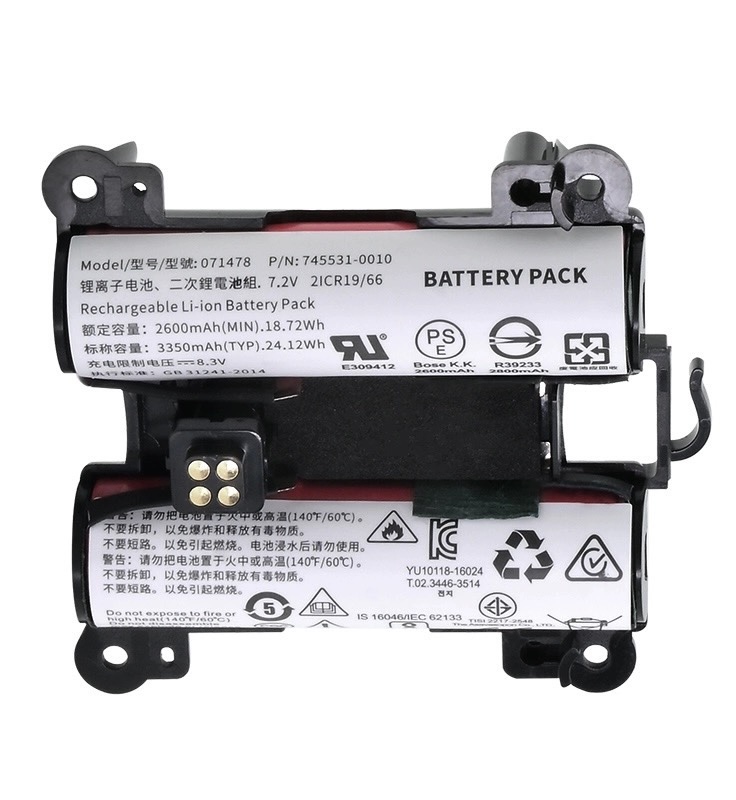 Batterie De Remplacement Pour Bose SoundLink Revolve Plus - 2600mAh, 7.4V - Compatible Avec Références 071478, 088772, 088789, 088796