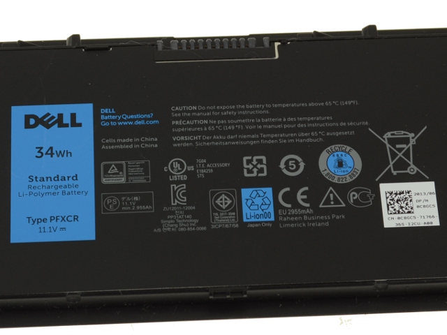 Original 34Wh 3 Cell Dell Latitude E7440 P40G B Battery
