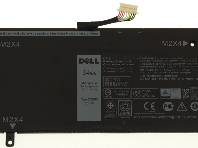 Original 7.6V 34Wh Dell Latitude 13 7370 Battery