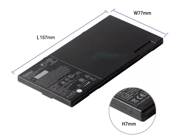 Battery Getac Getac F110 G2 2100mAh 24Wh