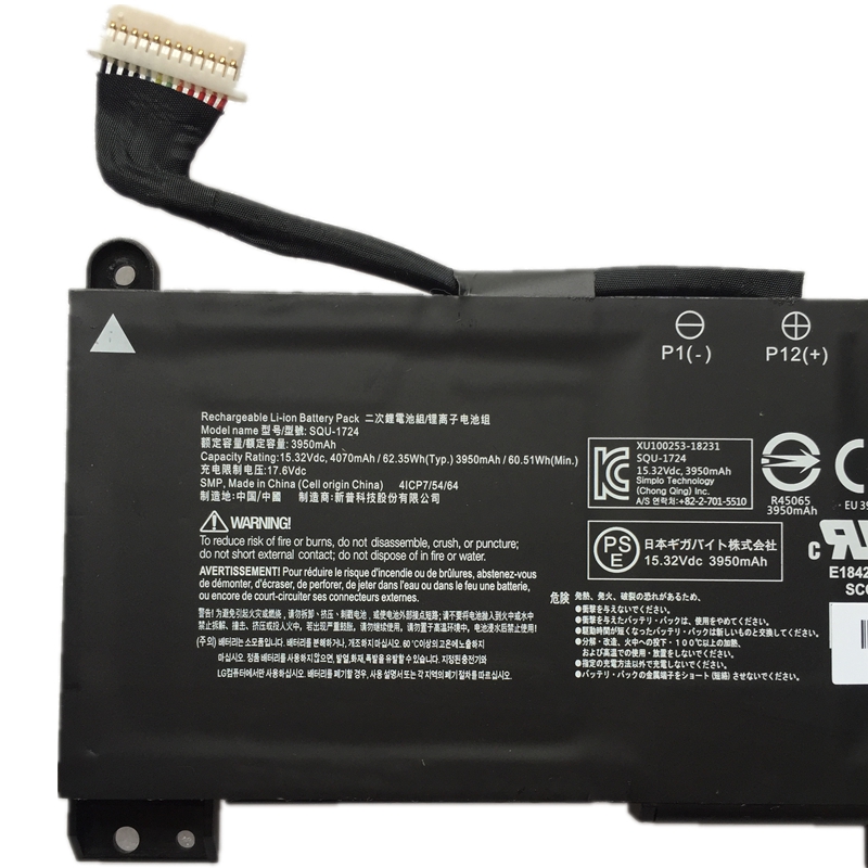 Original Battery Gigabyte Aorus 15 X9 4070mAh 62.35Wh