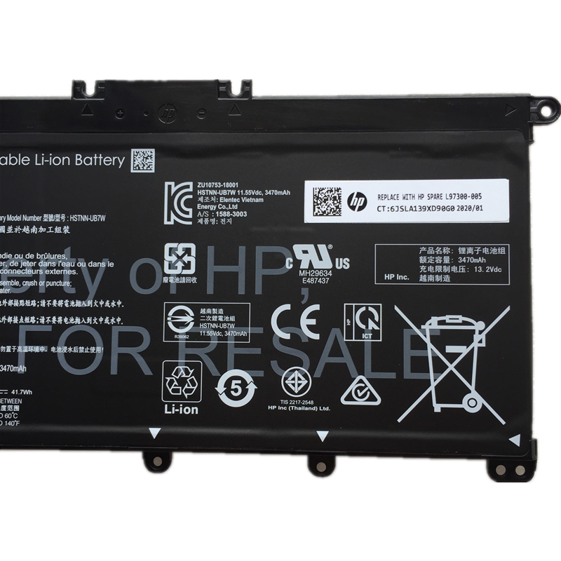 Pantalla LCD/LED De Repuesto 17.3 Pulgadas HD+ (1600x900) No Táctil | Para HP 17z-cp000 Y Otros | Panel Negro
