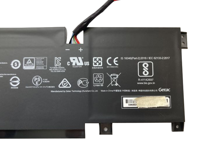 Battery MSI 9S7-16V611-006 4700mAh 53.5Wh