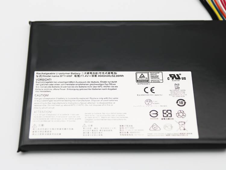 6Cell 52Wh MSI GS60 2PC Ghost 3K Edition GTX 860M Battery