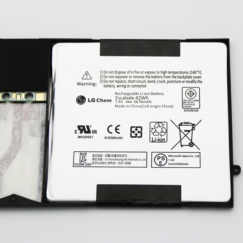Original Battery Microsoft 2ICP5/94/104 21CP5/94/104 5676mAh 42Wh
