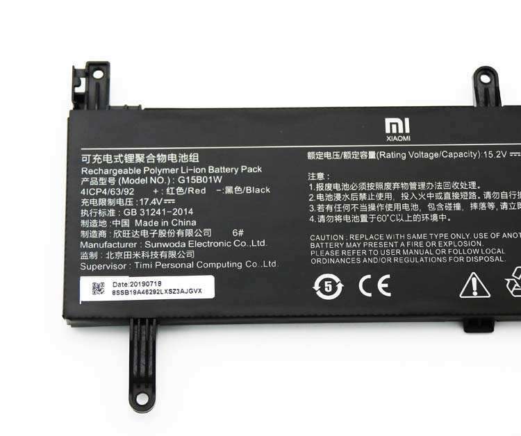 Original Battery Xiaomi 171502-AK 171502-AM 3620mAh 55.02Wh